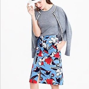 JCrew floral skirt